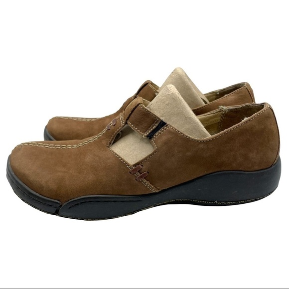Hush Puppies Harmony Natural Organic Recycled Mary Jane Comfort Brown Size 7.5 - Picture 2 of 14